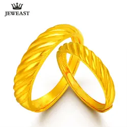 24 K золотое кольцо реального AU 999 массивные золотые кольца хорошо, приятно высококлассные Простые Модные Классические Вечерние Fine Jewelry
