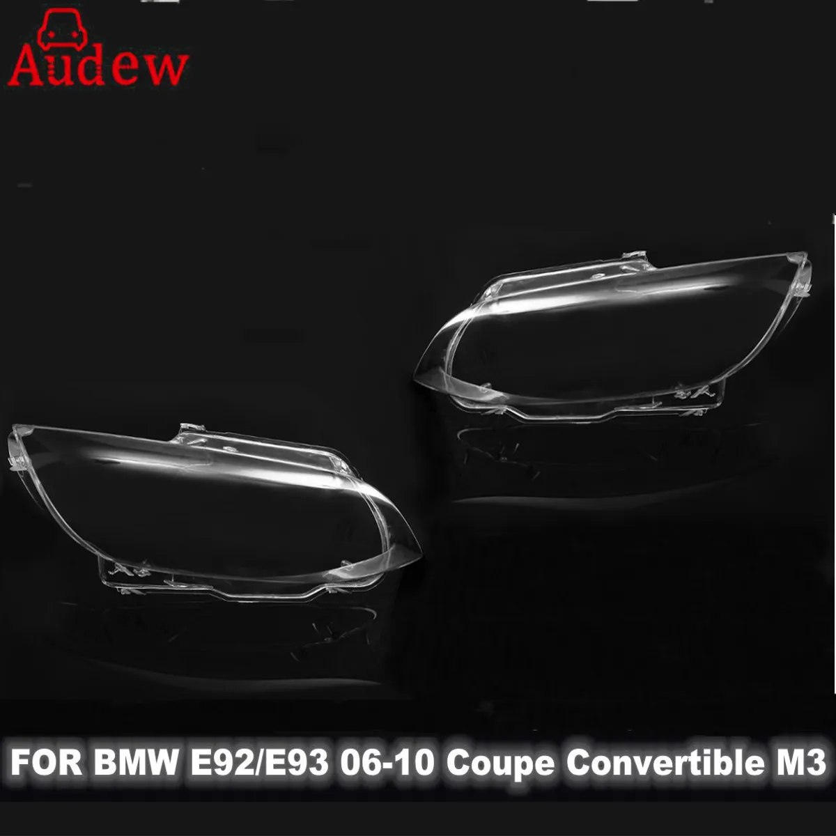 

1Pcs Left/Right Car Headlight Headlamp Lens Cover for BMW E92 E93 Coupe Convertible M3 2006 2007 2008 2009 2010