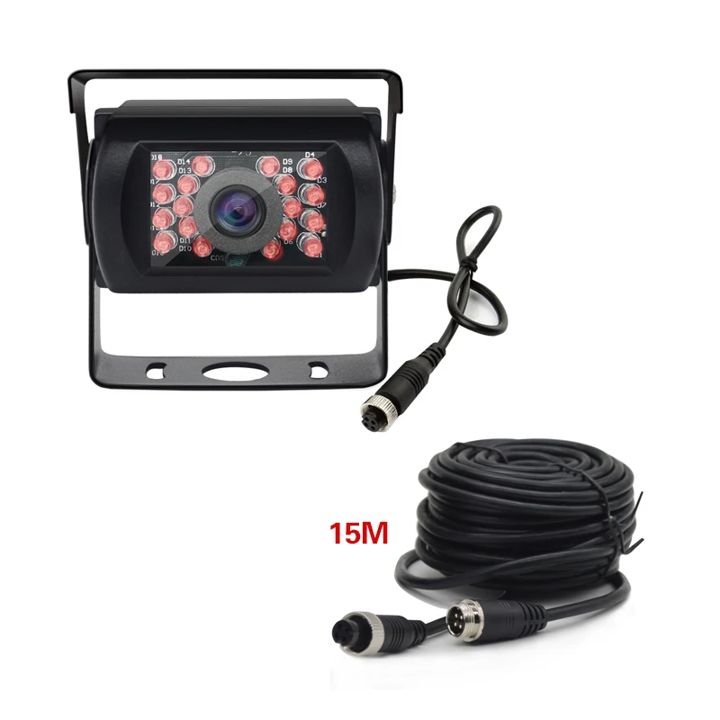QXNY " HD Quad View Автомобильный дисплей заднего вида Обратный цветной ЖК-дисплей TFT дисплей для грузовика камера заднего вида HD Автомобильная камера
