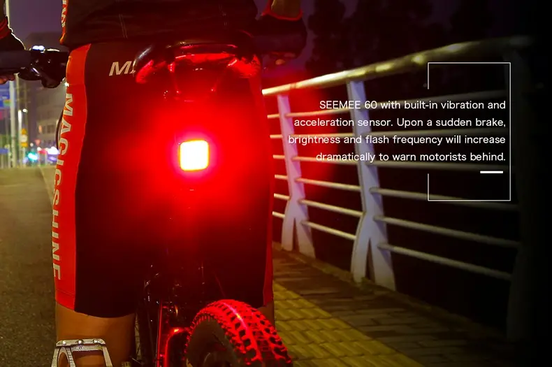 Magicshine защитный велосипедный светильник светодиодный задний велосипедный светильник-вспышка велосипедный USB Перезаряжаемый задний светильник водонепроницаемый задний светильник