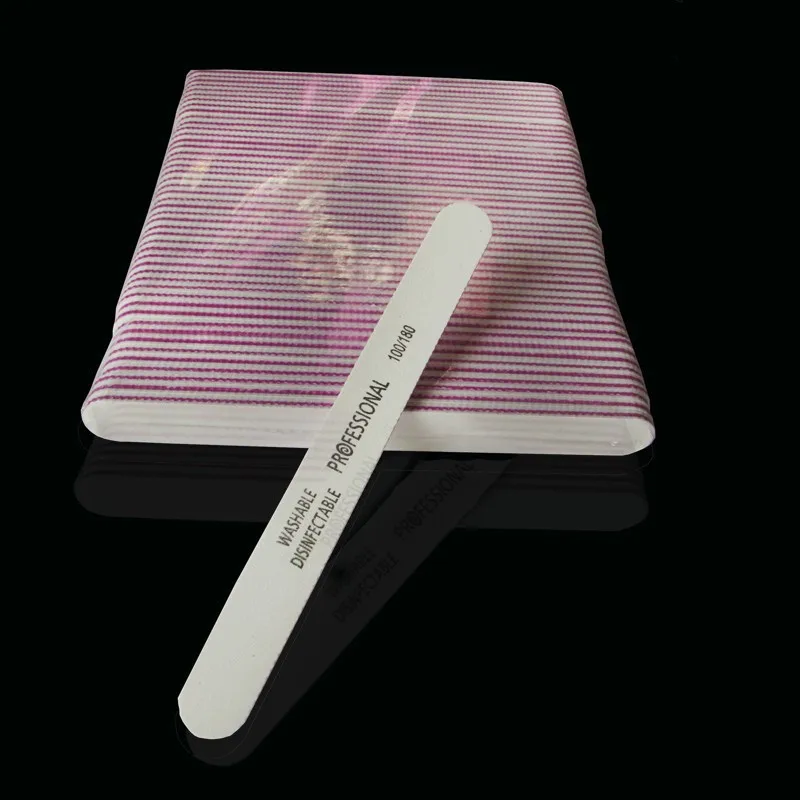 10x профессиональная белая пилка для ногтей 100/180 дизайн шлифовальные пилки маникюрные инструменты для удаления кутикулы буферные наборы для дизайна ногтей