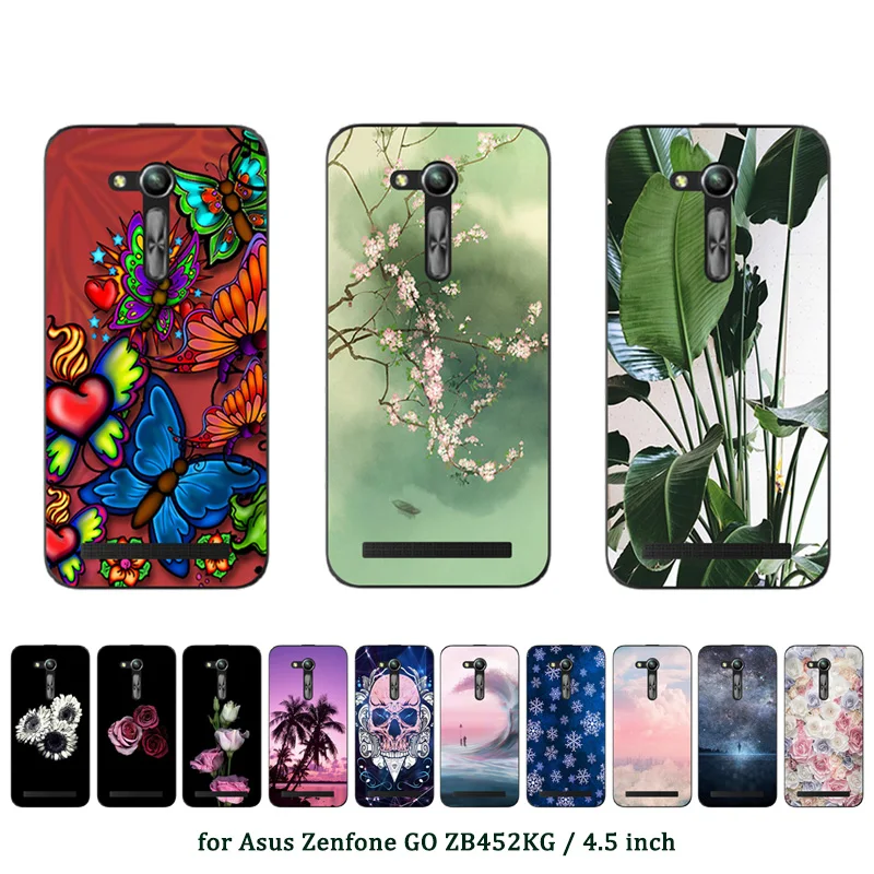 

Back Case Cover for Asus Zenfone GO ZB452KG 4.5 inch Coconut Printed Silicon Phone Cases for Asus ZB452KG Soft TPU Bag