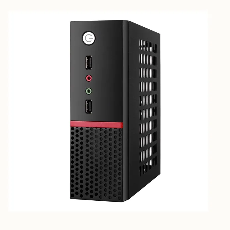 

Back mounted Steel mini HTPC Case Black Mini ITX Cases Computer Gaming PC Desktop Case With WallMount Bracket And VESA Screws