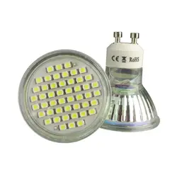 (Корабль из DE) 4 x GU10 3,6 Вт 48 SMD3528 светодиодный месте лампочек день белый (6000-6500 К)