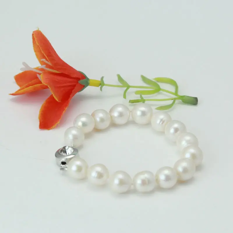 

FREE SHIPPING HOT sell new Style >>>> AA 11-12mm yellow chocolate Fresh Water cultured Pearl Bracelets