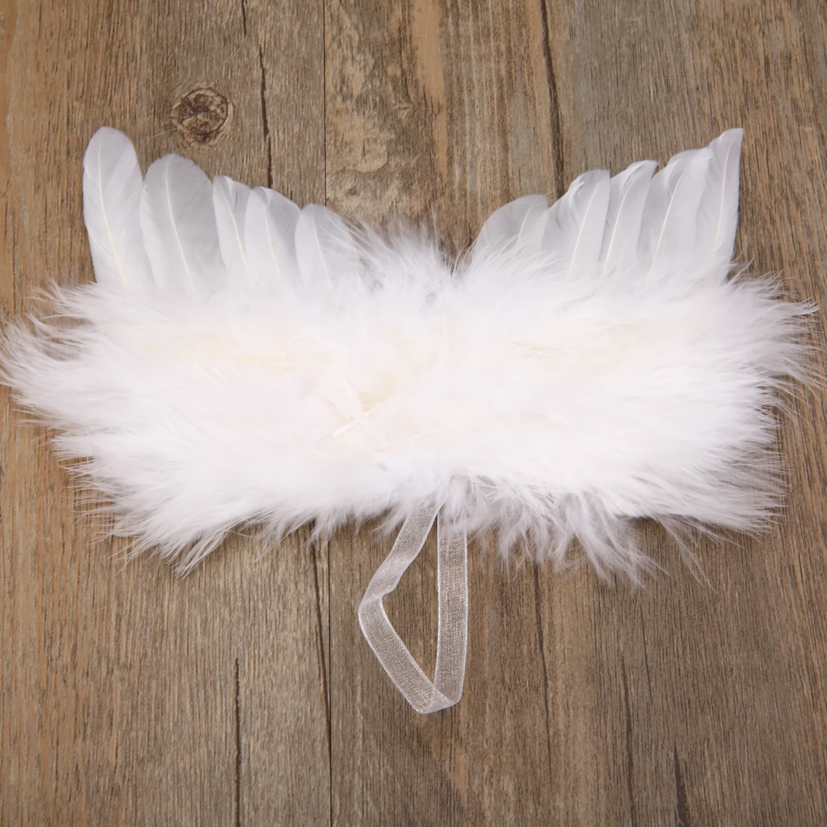 1pcs Christmas Tree Feather Wing Baby White Angel Decoration Party Hanging Home DIY Ornaments Wedding  Supplies