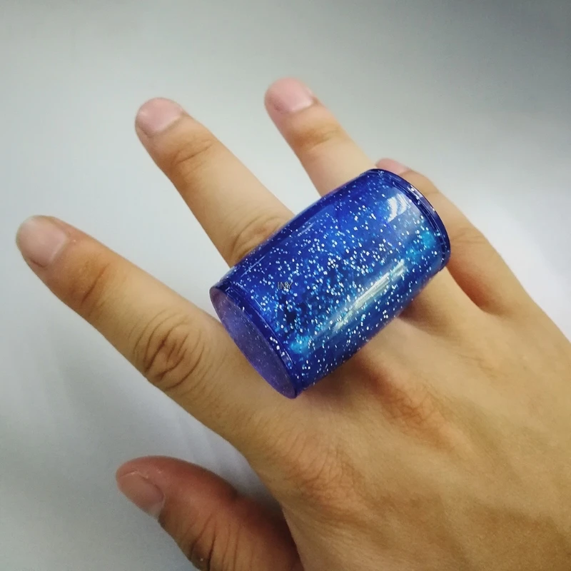 

Rhythm Sand Shaker Music Finger Ring Shot for Ukulele Guitar Bongo Cajon Maracas
