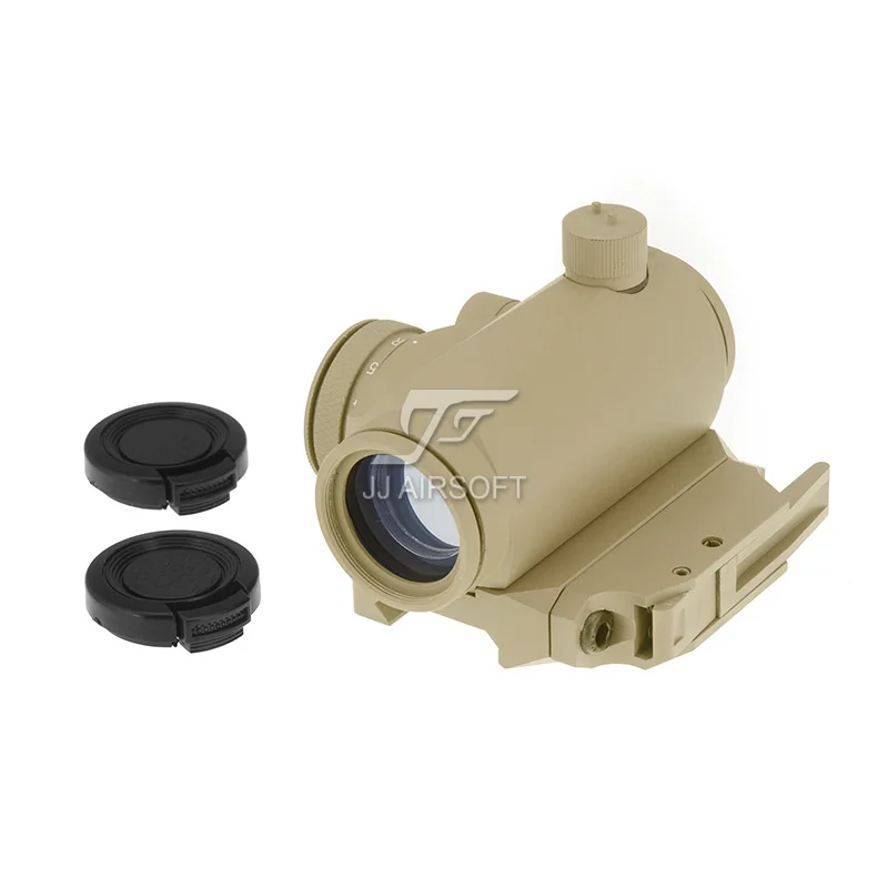 

JJ Airsoft Micro 1x24 Red Dot with BOBRO Style QD Low Mount (Tan)