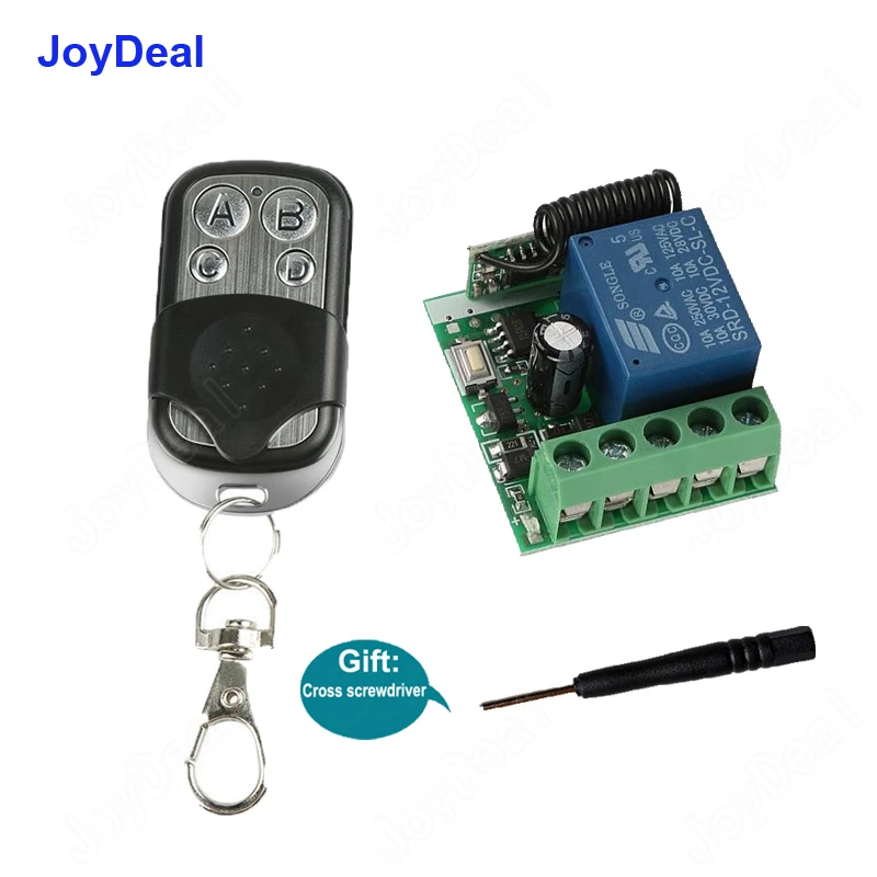 Dc12v 10a Relay 4 Channel Wireless RF Remote Control switch transmisor receptor Dc12v 10a Relay 4 Channel Wireless RF Remote Control switch transmisor receptor