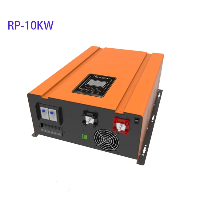 

New! Pure Sine Wave Inverter 10KW UPS Grid off Inverter DC 48V 96V to AC220V-240V 50HZ 60HZ with AC charger can be Wall mounted
