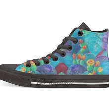 Joyful колючая груша Новинка Дизайн Повседневная парусиновая обувь на заказ Прямая