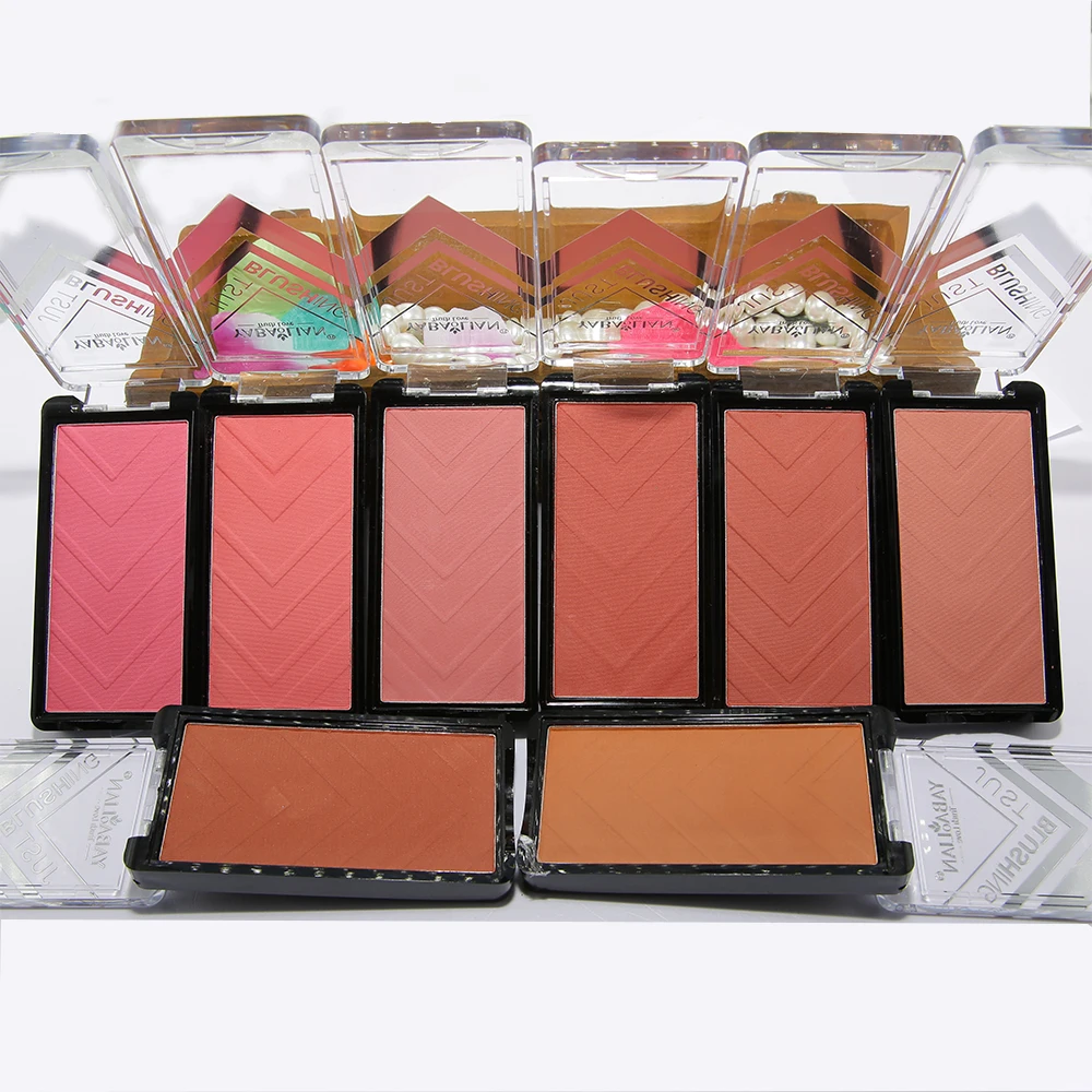 

Yabaolian Brand Makeup 8Color Cheek Blush Powder Blusher Natural Matte Color Powder Pressed Foundation Face Makeup