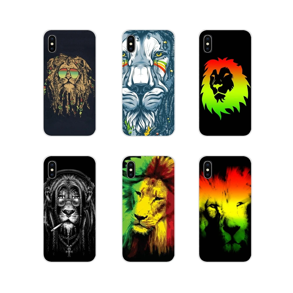 

For Samsung Galaxy A5 A6S A7 A8 A9S Star J4 J6 J7 J8 Prime Plus 2018 Accessories Phone Cases Covers Rasta Lion weed