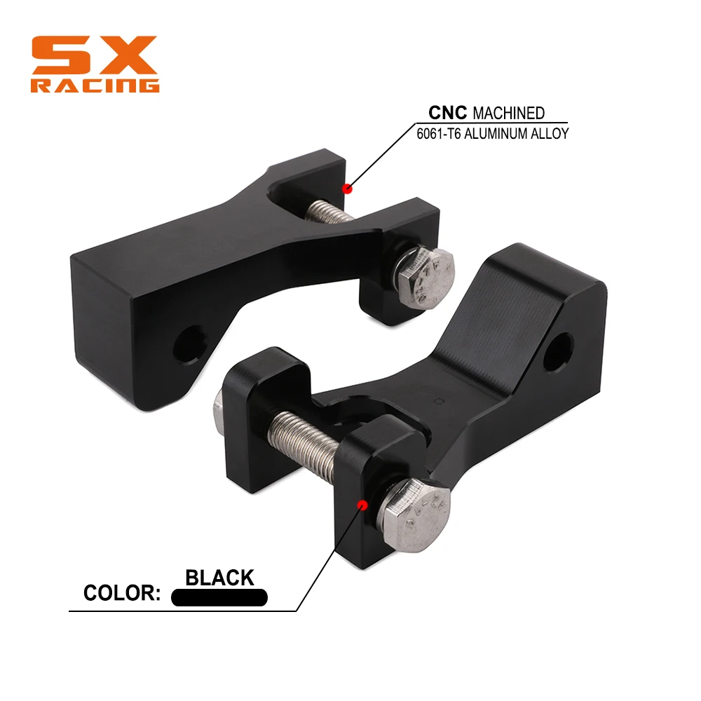 Motorcycle CNC Black Aluminum Front Lowering Kit Adjustable For YAMAHA Blaster Raptor 350 660 Warrior Original Stock A-Arms Only |