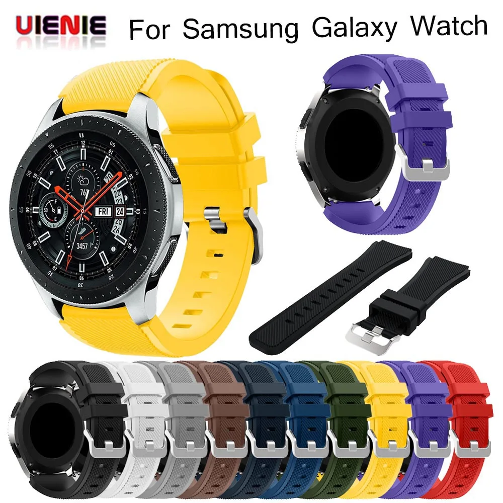 Ремешок для наручных часов Galaxy watch 46 мм силиконовый браслет Samsung Gear S3 Frontier active huawei