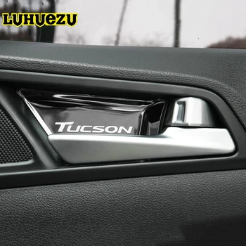 

Stainless Steel Material Interior Door Handle Bowel Protective Cover For Hyundai Tucson 2015 2016 2017 2018 Accessories