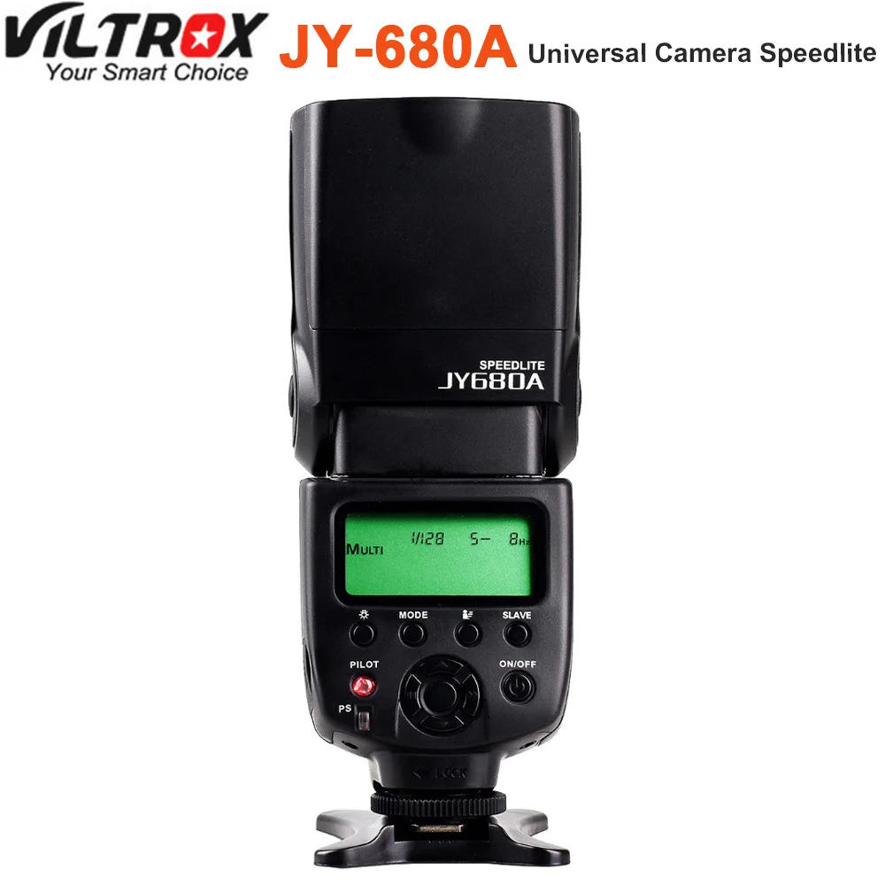 VILTROX JY-680A JY680A универсальная камера ЖК Вспышка Speedlite для Canon Nikon Pentax Olympus Fujifilm DSLR