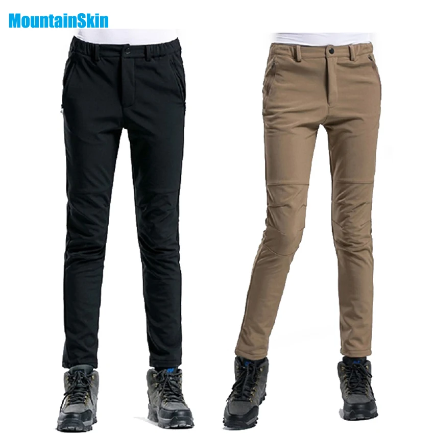Mountainskin las mujeres de lana de invierno pantalones de senderismo al aire libre deporte térmico ropa de marca Camping senderismo esquí Pantalones mujer MB021 Mountainskin las mujeres de lana de invierno pantalones de senderismo al aire libre deporte térmico ropa de marca Camping senderismo esquí Pantalones mujer MB021