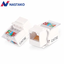 RJ45 CAT5 Keystone Jacks UTP Cat5e Keystone Female Jack Connector Adapter Tool-less for Wall Plate RJ45 Network Ethernet Cable utp cat6 straight through network module rj45 connector information socket computer coupler cable adapter ethernet keystone jack