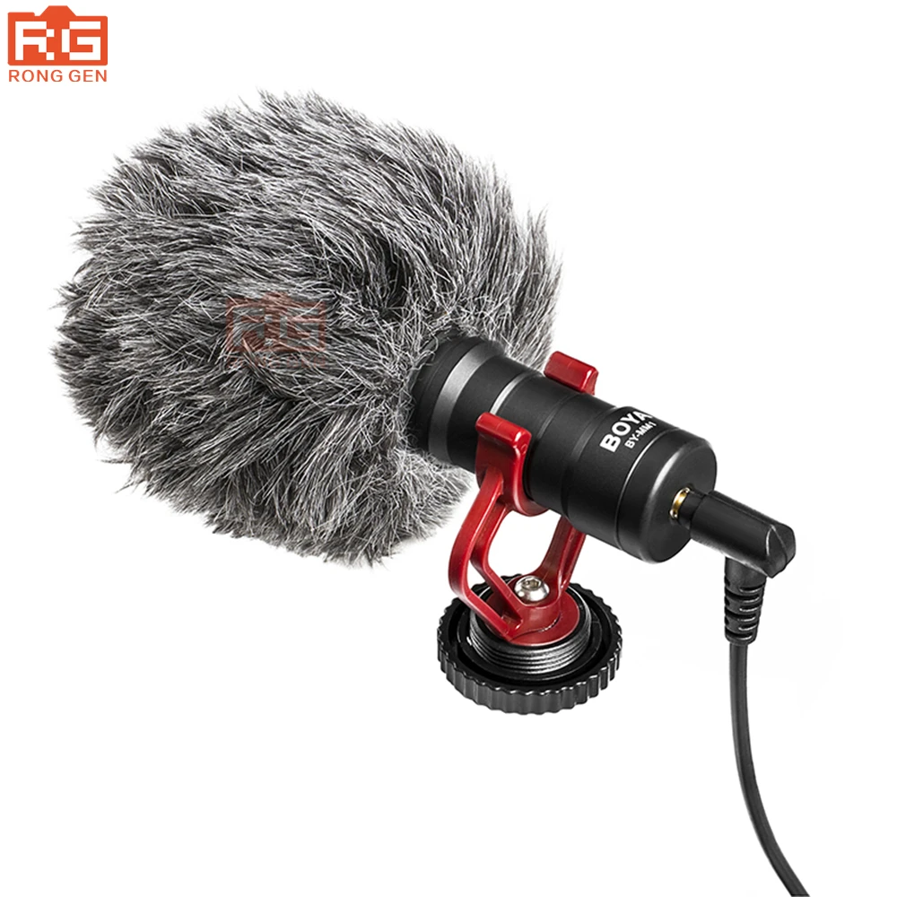 

BOYA BY-MM1 camera photography Microphone Youtube Mic Recording for iphone 7 6 s HuaWei xiaomi Smartphone for Canon Nikon DSLR