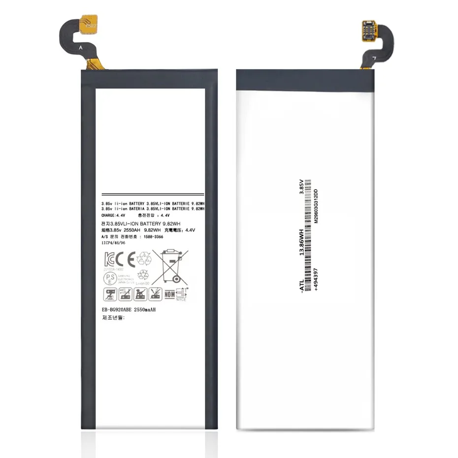 PINZHENG EB-BG920ABE Battery For Samsung Galaxy S6 Battery G920 G920F G920i G9200 G9208 G9209 Replacement Batteries With Tools (2)