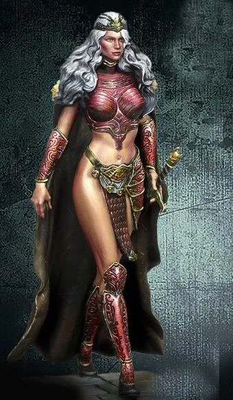 

75mm Resin Kits Crystal Queen 1pc (no base)