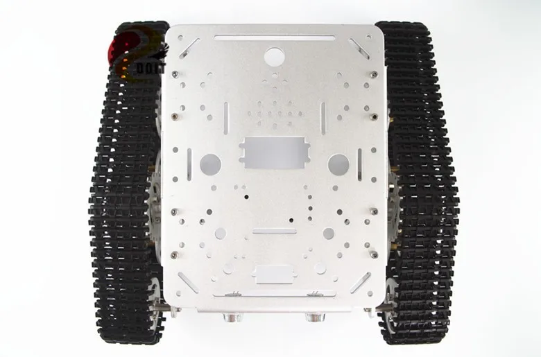 DOIT металлический бак шасси T300 робот отслежены автомобиль с мотором и отслеживать/trail diy rc игрушки комплект гусеничный трактор caterpillar smart