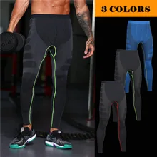 Men Compression Pants Leggings Tights Skinny Pants Sweatpants Male Running Jogging Fitness Gym Workout Athletic Track Pants