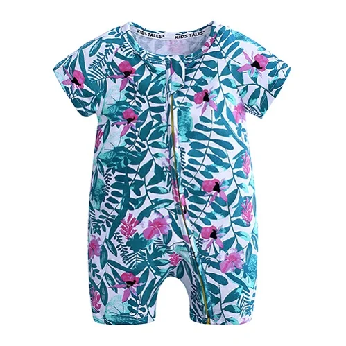Style 23 Детские комбинезоны из хлопка с короткими рукавами для малышей; Детский комбинезон с принтом; одежда для маленьких мальчиков и девочек; DLY467 - Цвет: Style 23