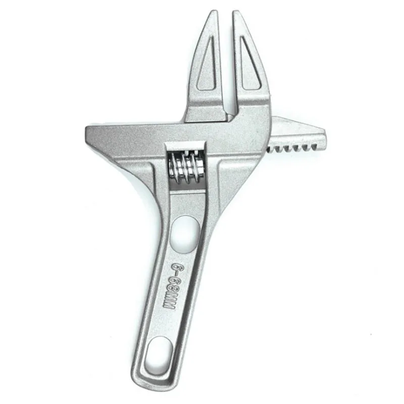 1 шт. регулируемый гаечный ключ большой открывающийся гаечный ключ для ванной комнаты 6-68 мм универсальный гаечный ключ труба для ванной ремонтные инструменты