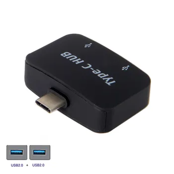 

Zihan Multiple USB-C Type-C Thunderbolt 3 OTG to Dual Ports USB 2.0 Hub for Laptop & Phone & Tablet & USB 3.1 & Mac book
