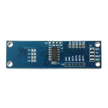 

4-way serial touch button module / level analog output holtek