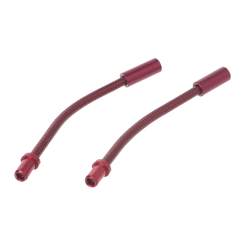 1 пара Велосипедный тормозной кабель V Тормозной гибкий провод из нержавеющей стали MTB дорожный велосипед передние/задние части велосипеда велосипедные детали - Цвет: Красный