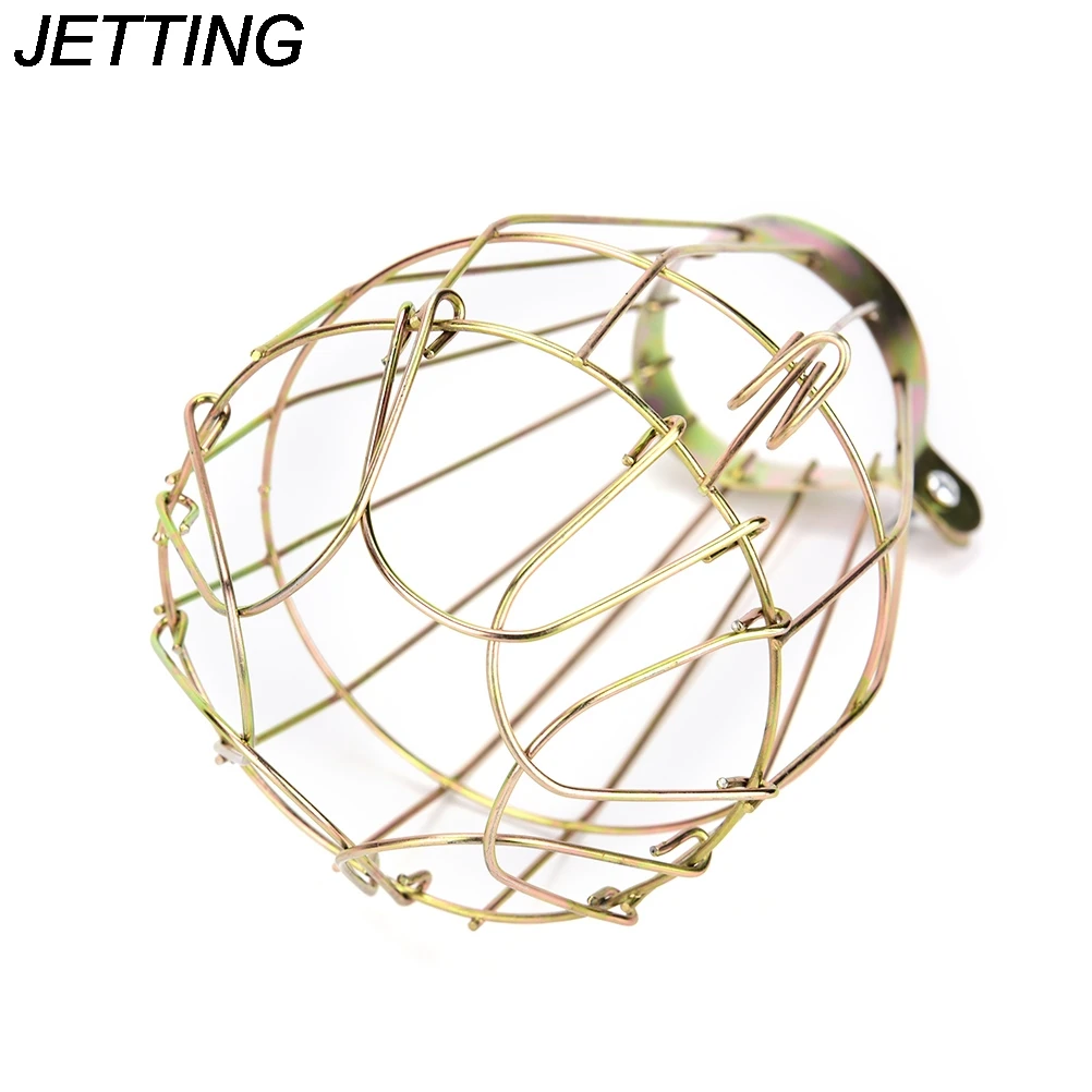 Metal Bulb Cage Guard Lamp Covers Heat Lamp Shade Brass Finish Sturdy