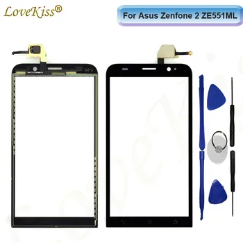 

Front Panel For Asus Zenfone 2 5.5" ZE551ML Z00AD ZE550ML Z00BD Touch Screen Sensor LCD Display Digitizer Glass Lens Replacement