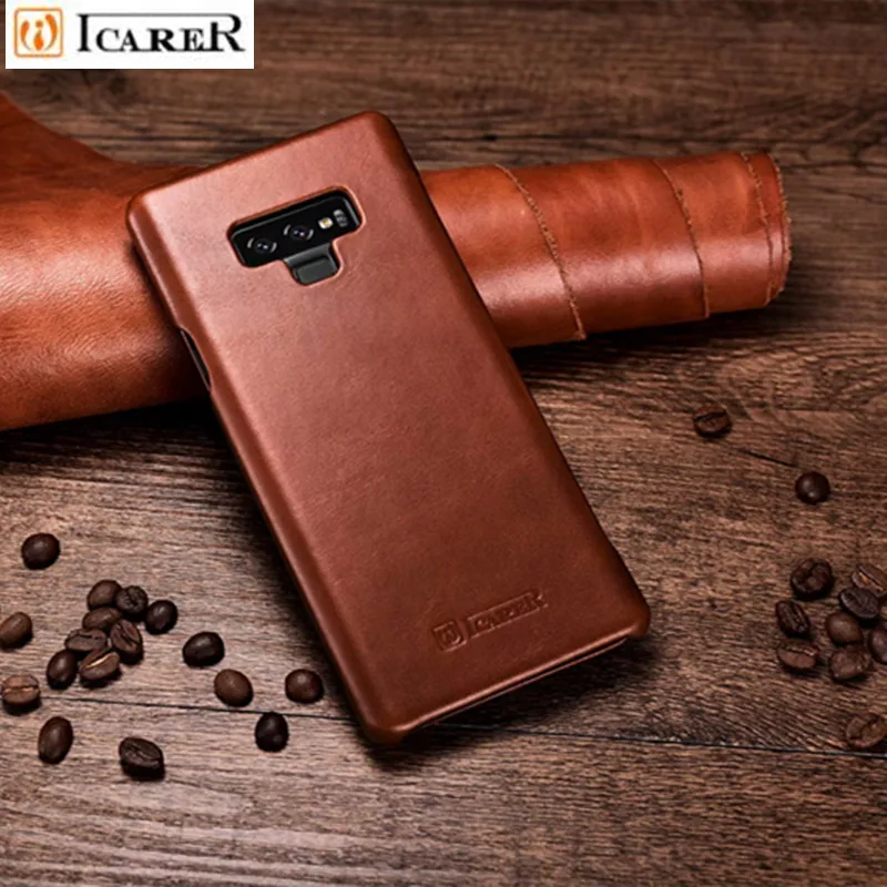 

Note 9 Case For Samsung note 9 Vintage Genuine Leather Flip Phone Case For Samsung note 9 Full Edge Closed Flip Leather Cover