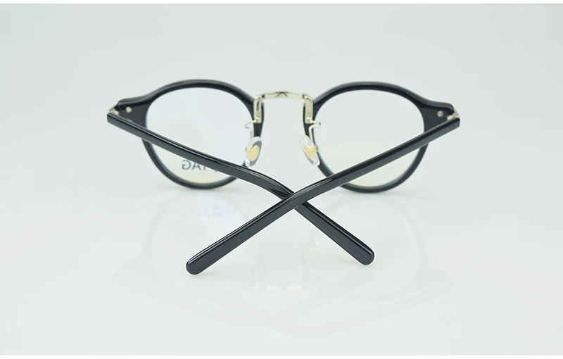 Новинка оправа для очков в стиле ретро с защитой от УФ-излучения брендовой этикеткой металлические оптические очки при близорукости Для мужчин Для женщин очки ботаника oculos de grau