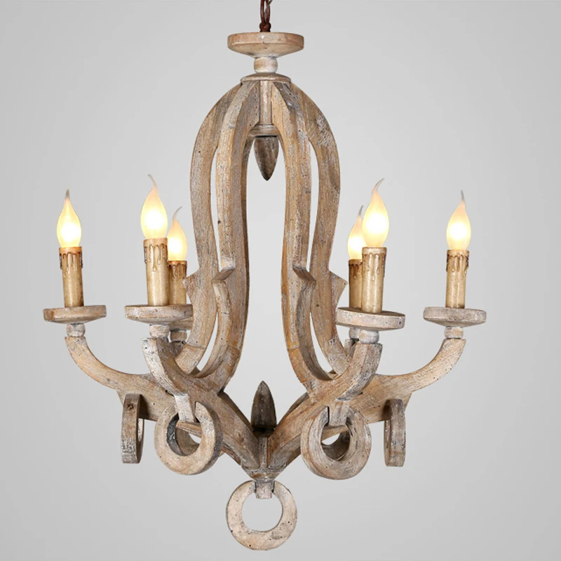 

Modern Chandelier Lighting Lampadario Vintage Wood Chandeliers Lustre Bois For Vintage Home Decor Vintage Chandelier