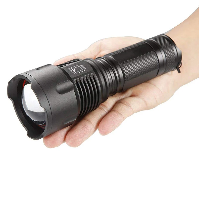 

High Power CREE XML T6 LED Flashlight AA 18650 26650 Rechargeable Battery Tactical 5 Mode Torch Light Camping Hunting Lantern