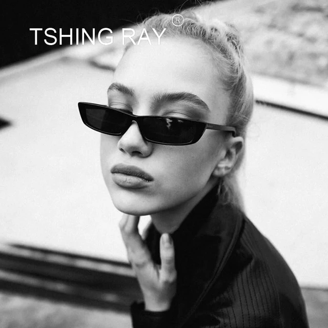 TSHING RAY Kendall Jenner Vintage Cat Eye Sunglasses Women Superstar