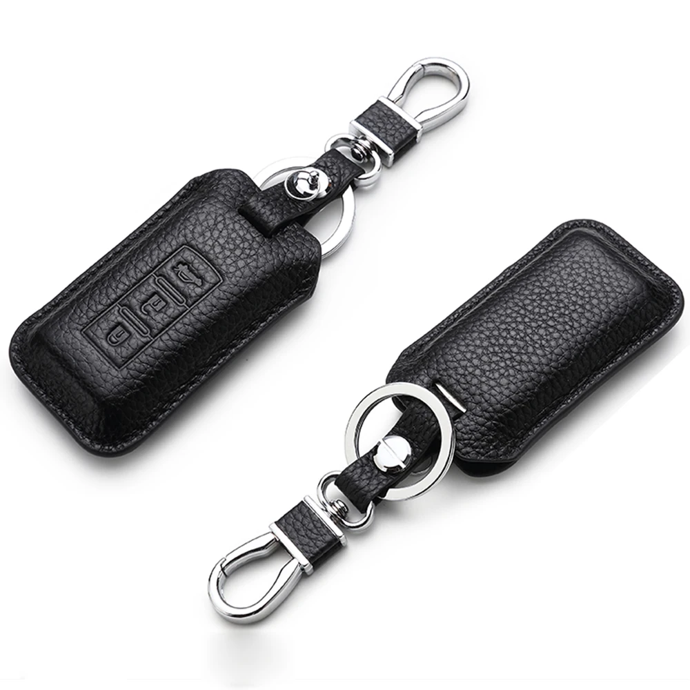 

Car Styling Leather Keychain Car Key Case Cover Shell Bag Holder for Mitsubishi Outland-EX ASX Pajero Sport Lancer EX Anti-drop