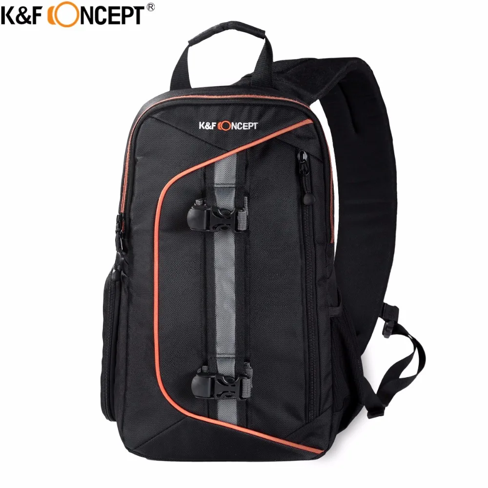 K&F CONCEPT Waterproof Camera Backpack New Style Sling Messenger Travel Bag Big Capacity Hold DSLR Tripod iPad With Rain Cover camera