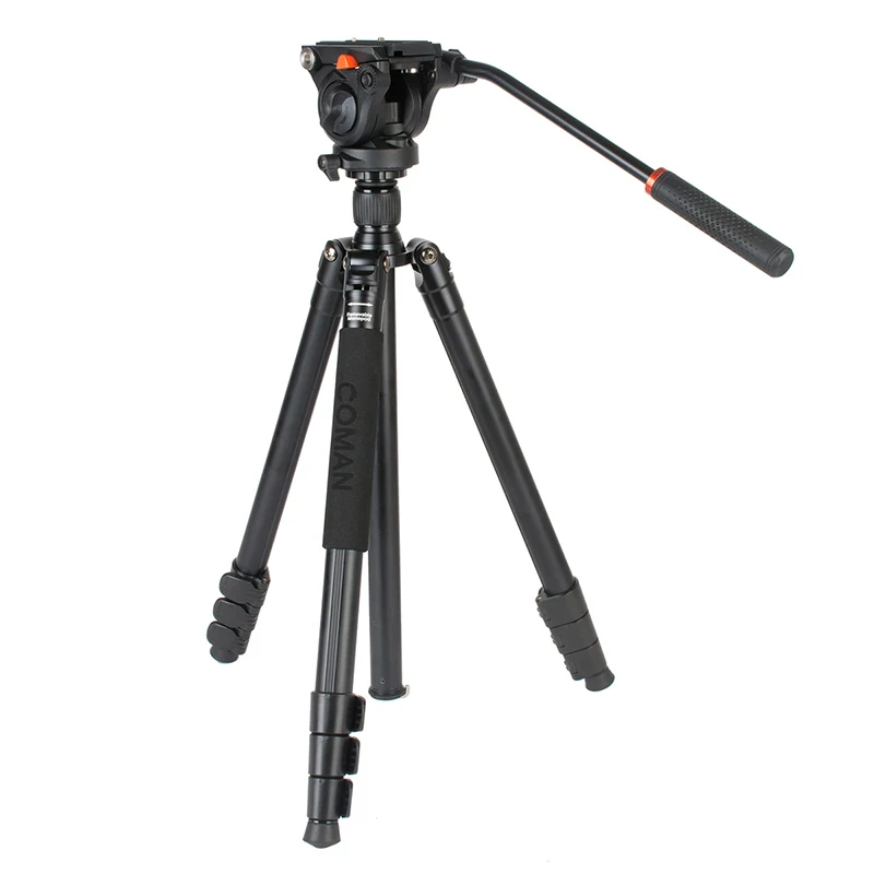 

Ulanzi COMAN Professional Camera Video Monopod Tripod w 360 Fluid Head Lightweight Aluminum Compact for Nikon Camcorder Camera