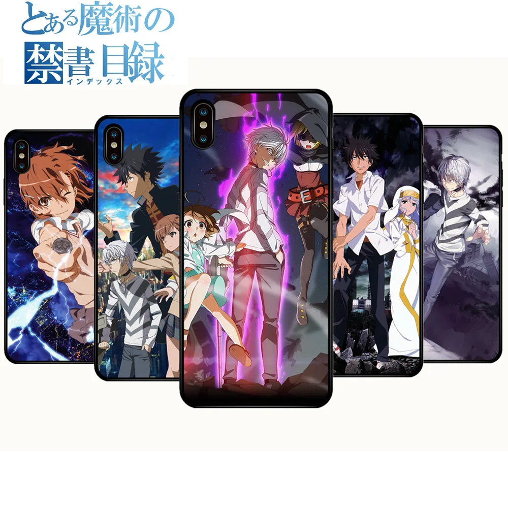 

To Aru Majutsu no Index A Certain Magical Index Soft Phone Phone Case Cover for Iphone XR XS X 6 7 8 Plus Oppo