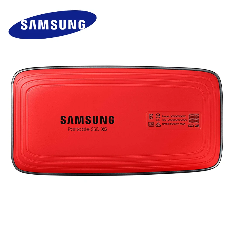  Samsung Tragbare SSD X5 500 GB 1 TB 2 TB Externe Solid State Drive Thunderbolt 3 NVMe für Sever Lap