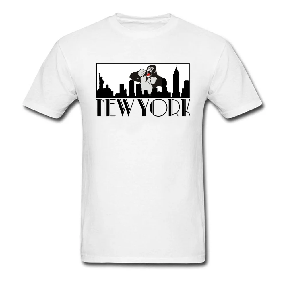 Brand Man T Shirt Greetings from New York Leisure Tops Tees Cotton Fabric Short Sleeve Group Tops Shirts O Neck Greetings from New York white