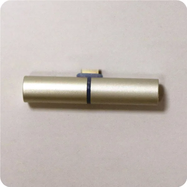 50 шт. 2in1 аудио адаптер для 8 pin 3.5 мм наушники гарнитуры конвертер с зарядки для iPhone X 8 7 7 плюс 6 6S плюс - Цвет: Gold
