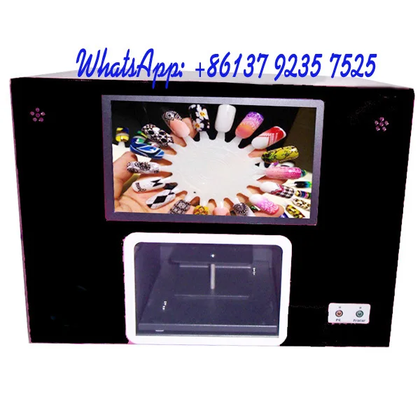 Digital Nail Printing Machine Beautiful Nail Printer Flower Printing Machine Touch Screen Finger Digital