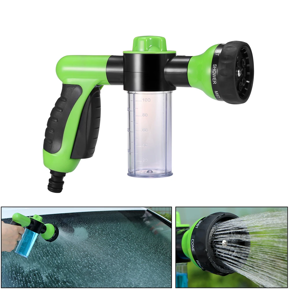 Vingtank Water Spray Gun Car Washer Garden Watering Irrigation 8 in 1