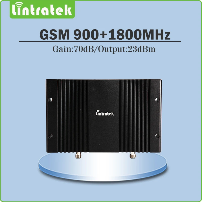 

Gain 70dB Dual Band Signal Repeater GSM 900Mhz +DCS 1800Mhz Mobile phone Repeater/Booster with LCD display AGC/MGC @8.1